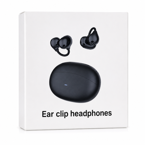 سماعات Ear Clip لاسلكية بلوتوث | تصميم مريح وعلبة شحن