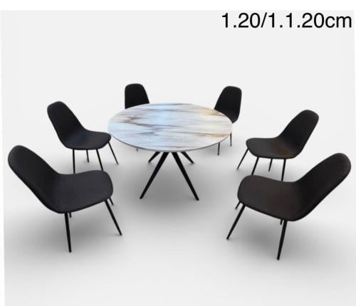 Dining table for home - 6 chairs