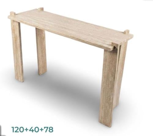 Wooden entrance with an elegant design that combin...