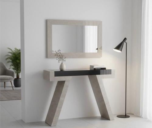 Reception table with modern design, national craft...