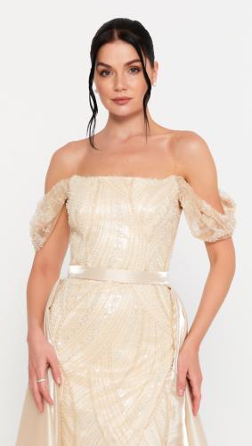 Cream-colored dress