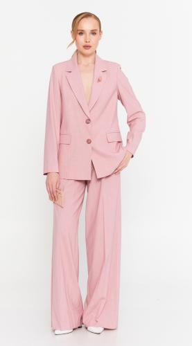 Plain pink formal suit