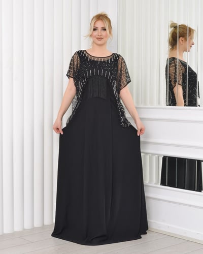 Black dress with sequins
