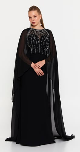 Luxurious black dress