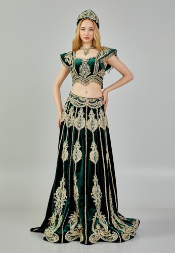 Long Henna dress
