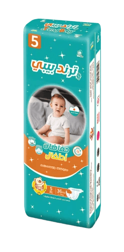 حفاظات اطفال ترند بيبي 5 11-18 كجم عبوة 36