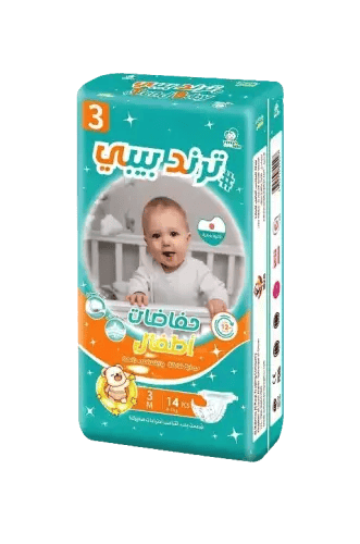 حفاظات اطفال ترند بيبي 3 صغير 4 - 9 كجم عبوة 14