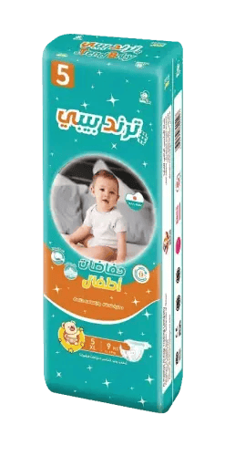 حفاظات اطفال ترند بيبي 5 صغير 11 - 18 كجم عبوة 9