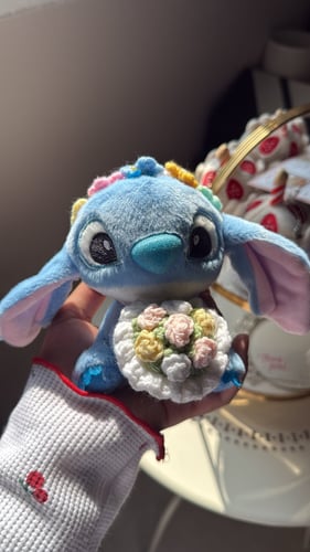 ستيتش بباقة ورد كروشيه – Stitch Crochet Flower Bou...