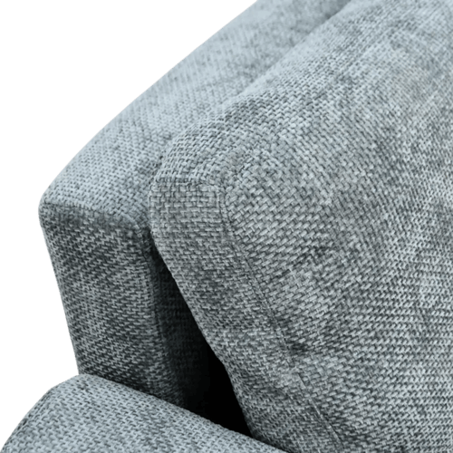 كنبة 3 مقاعد قابلة للتعديل إلى سرير رمادي