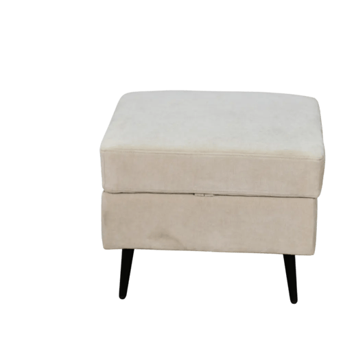 كنبة مودرن 3 مقاعد قماش مع صندوق تخزين