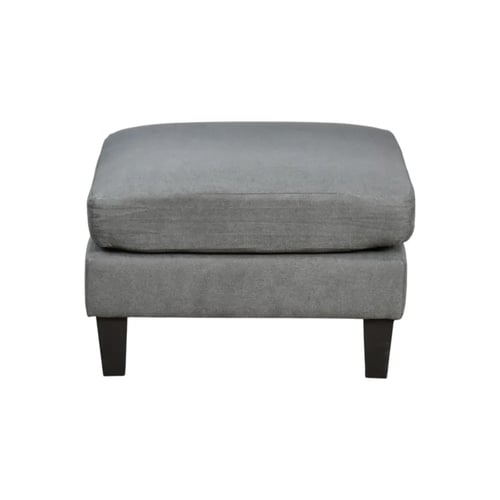 كنبة زاوية مودرن قماش تصميم عصري رمادي غامق