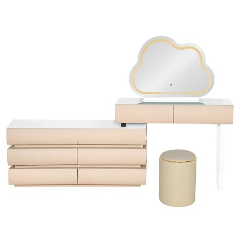 تسريحه مع مرآة مضيئة وسماعة بلوتوث من نافيرا هوم -...