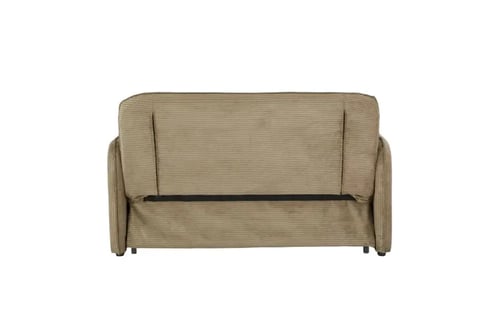 كنبة استرخاء مزدوجة قابلة للتحول إلى سرير – بني