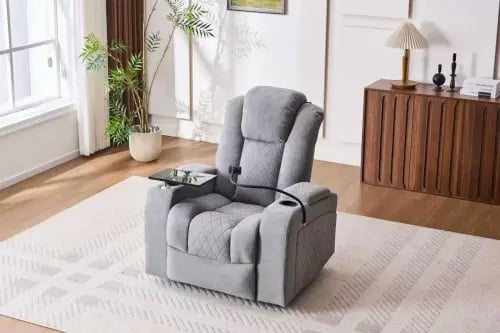 كرسي الملوك استرخاء هزار دوار بحامل جوال مع رف طاو...