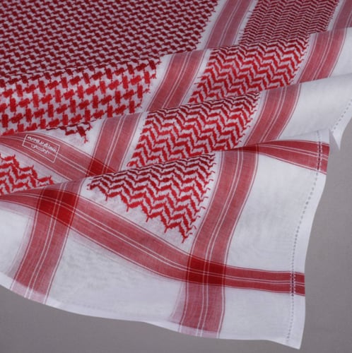 شماغ بروجيه رجالي احمر لون خاص بيكاس