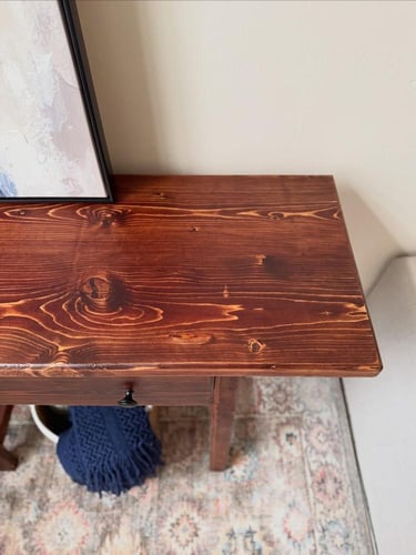 كورنر كفي خشبي+تخزين