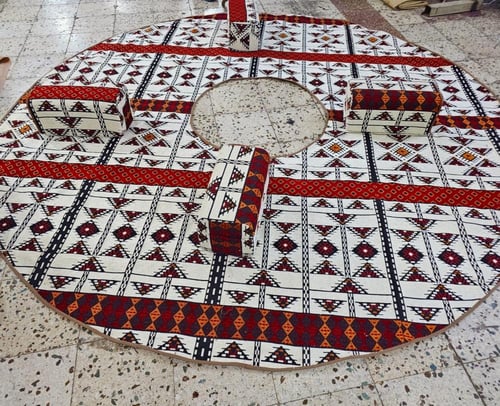 الجلسة الدائريه+شنطه ضد الماء