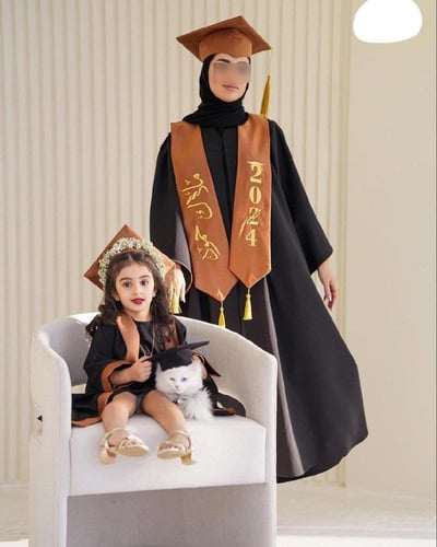 عباية تخرج تصميم ع الطلب-متجر فرح