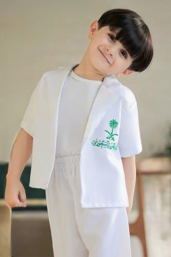 طقم كامل أليوم ألوطني كم قصير-متجر فرح.