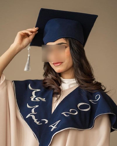 عبايات تخرج شكل بشت سكري مع كحلي