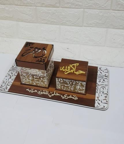 أطقم مباخر خشبية ملكية فاخرة-متجر فرح