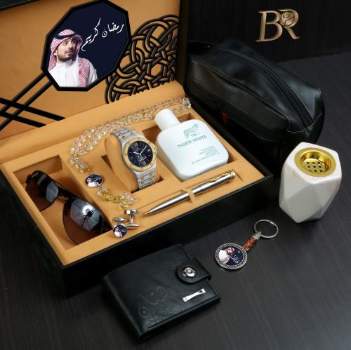 بكج ساعة رجالية ملكيه بالاسم-متجر فرح