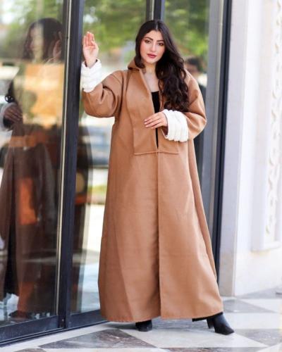 عباية شتويه الهبة قماش فاخر-متجر فرح