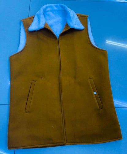 سديري شتوي بياقة فراء قلاب-متجر فرح