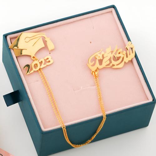 بروش تخرج بالاسم قطعتين-متجر فرح