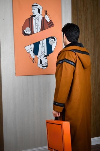 فروه كلاسيكية جملي مبطنة بفرو ناعم-متجر فرح