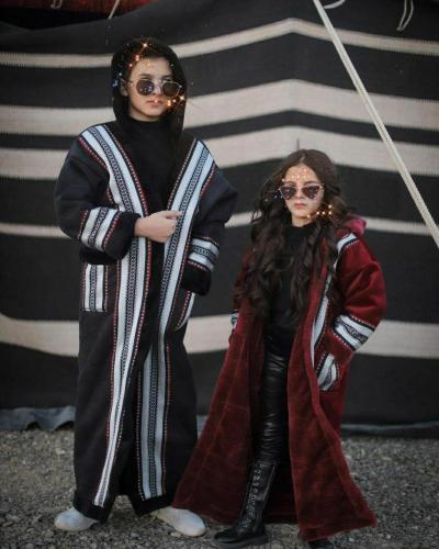 فروات بلونين بنقش سدو مبطنة بفراء-متجر فرح