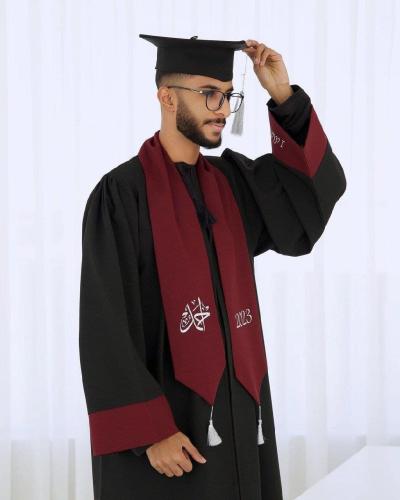 عبايات تخرج أسود مع عودي-متجر فرح