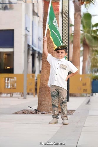 طقم ولادي عسكري اليوم الوطني-متجر فرح