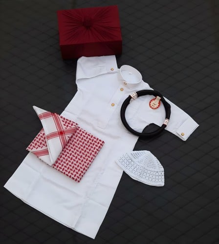 بكج ثياب شماغ العيد ولادي