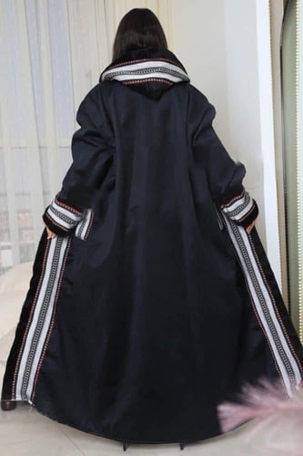 فروة شتوية نسائية نقشات سدو-متجر فرح