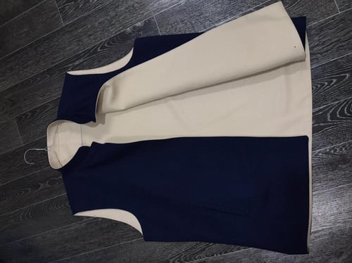 سديري شتوي دبل فيس وجهين كحلي مع بيج-متجر فرح