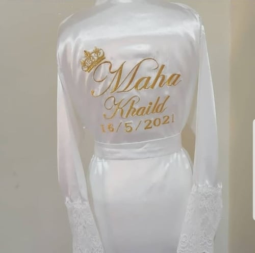 روب نوم عرائس بالاسم-دانتيل