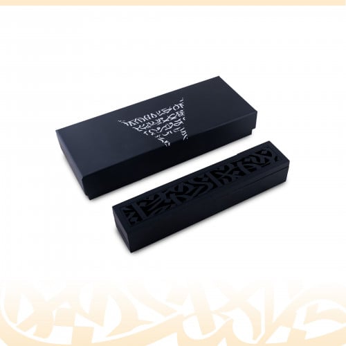 مبخرة الخيزران الكبيرة (أسود)