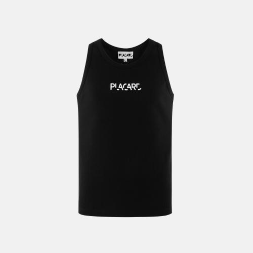 Placard Tank Top Black
