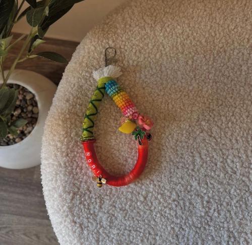 Phone Handle Or Bag Rainbow