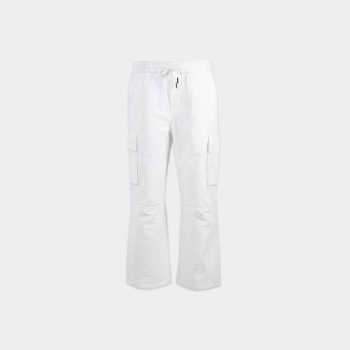 Zabrandas White Cargo Pants