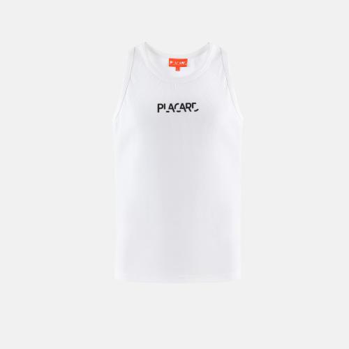 Placard Tank Top White