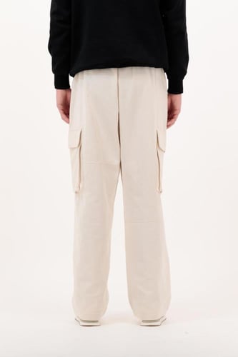 Camel White Cargo Pants