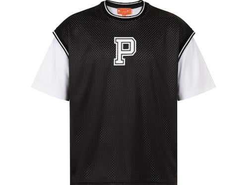 Placard Oversized Double Sleev T-shirt In Black