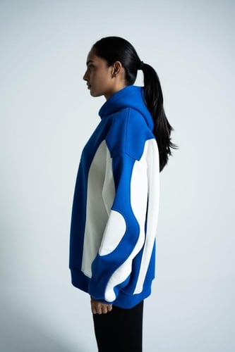 La Cima Blue And Off White