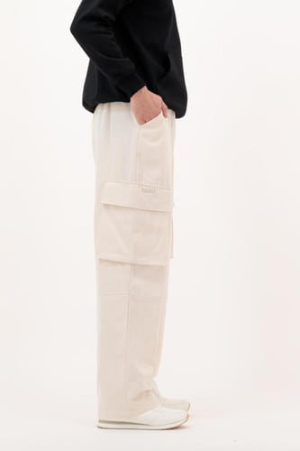Camel White Cargo Pants