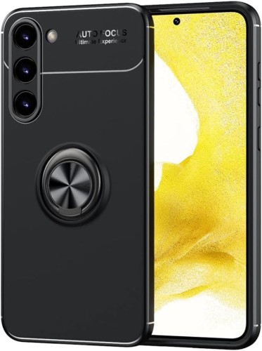 غطاء جوال من السيليكون الناعم مضاد للصدمات مع خاتم...