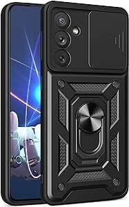 غطاء جوال مدرع مع حلقة مغناطيسية و غطاء كاميرا لها...