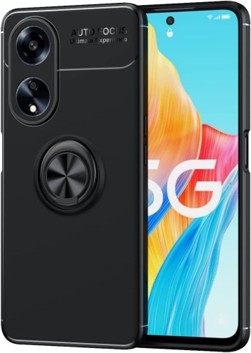 غطاء جوال من السيليكون الناعم مضاد للصدمات مع خاتم...